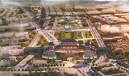 z4353cd3f8cf8a26ef03b34f41b376622 洛陽応天門遺跡博物館を訪ねて　河南省