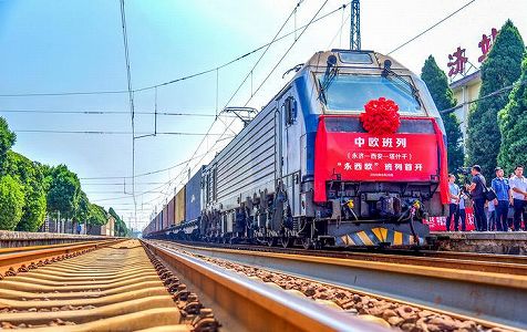 z515cc4d359f93bca3f3a7a19e2ad8a44 初の「唐西欧」中欧班列が運行　河北省唐山市