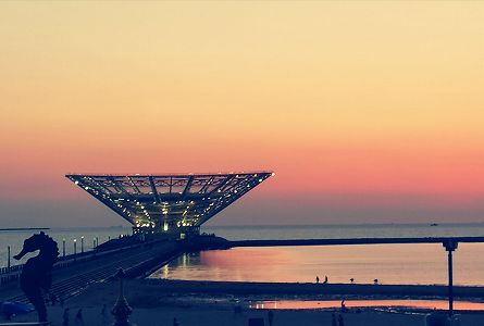 z38c75174924bff63365e9aa5f5e81457 茜の空に「鳥の波」！営口湿地に秋の渡り鳥シーズン到来　遼寧省