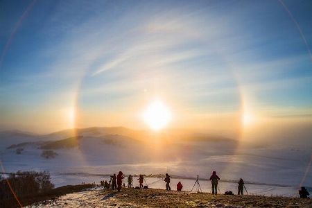 zd773c93aacde0d0d24598fb441c501ab 珍しい大気光学現象「幻日」を観測　内蒙古自治区