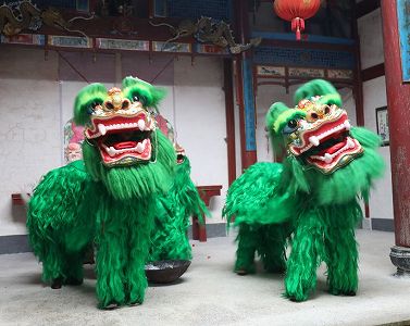 zabbb699c8b0cf58bd79ecc09d1d545c7 元宵節祝う無形文化遺産の「緑の獅子」　浙江省