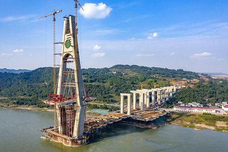 世界初の高速鉄道と自動車道が平行する大橋が閉合 z00367ebd74fc6850008466368f9b0143 世界初の高速鉄道と自動車道が平行する大橋が閉合