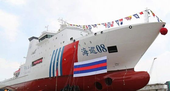 zb47ec5ad2a87d33771707b99b58987c1 中国初の深遠海大型水路測量船「海巡08」　上海市で進水