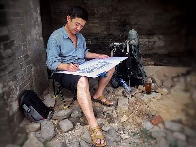 23年間で2500点!ペン画で古代建築を記録 z90b4ca4d3cc15841c1571f822eb9a43a 23年間で2500点!ペン画で古代建築を記録