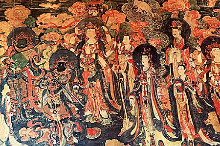 z2f0464822fb9542e22521103e449cac2 600年前の壁画の世界がデジタルで鮮やかに　北京法海寺壁画