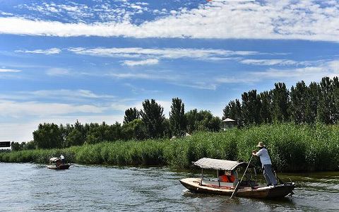 z134d2f8dc8af1f628077f367ccf7c13b 白洋淀に「水上バス」が登場　河北省雄安新区