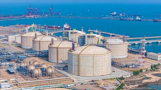 中国の超大型LNGタンクが青島市で完成 ze613304222842b65be2b9972d86b8327 中国の超大型LNGタンクが青島市で完成