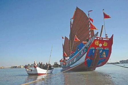 z41ca632684bf7ba9 福建省泉州市から世界の海を航海した「福船」