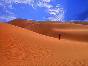 z705c6ca2024e75a8 春を迎えた内蒙古自治区トングリ砂漠の「草方格」で砂漠化対策